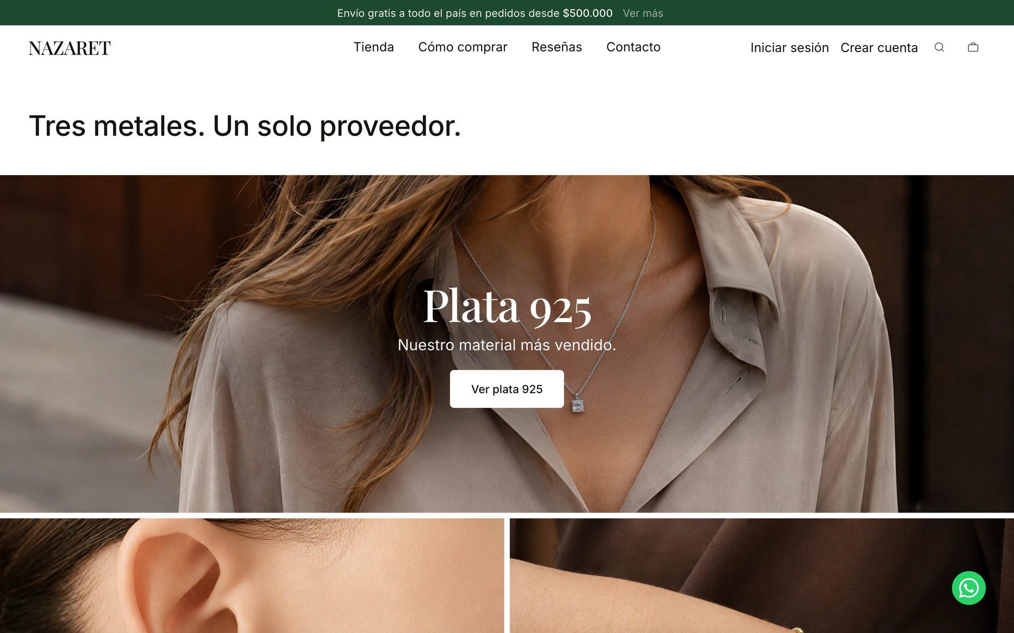 Sección de materiales